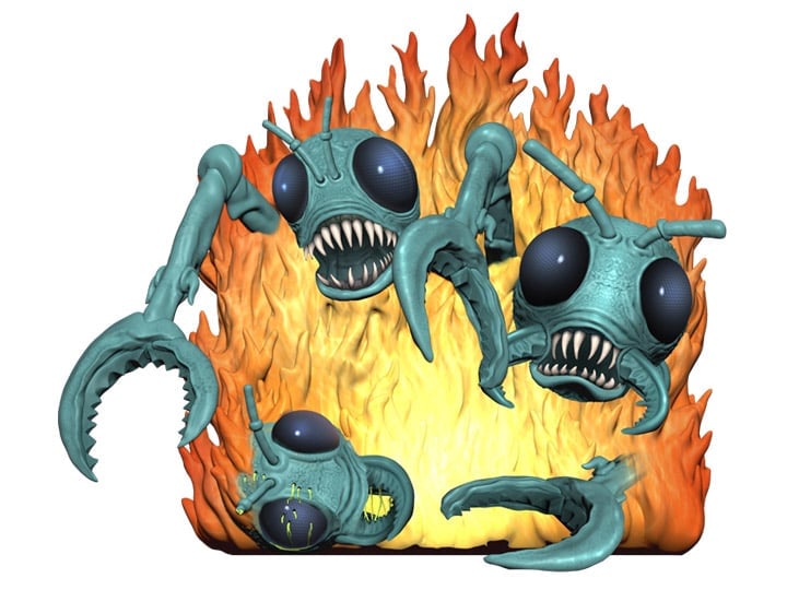 Mars Attacks The Flame Throwers (Card #35) Deluxe Set Gallery Image 4