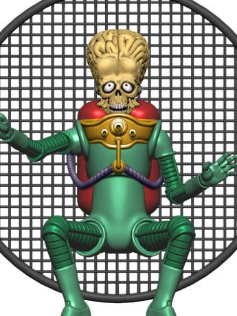 Mars Attacks Capturing a Martian (Card #25) Diorama Set Gallery Image 2