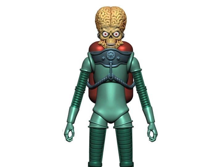 Mars Attacks Destroy the City (Card #11) Martian Action Figure Gallery Image 1
