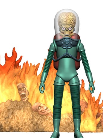 Mars Attacks Destroy the City (Card #11) Deluxe Set Gallery Image 2