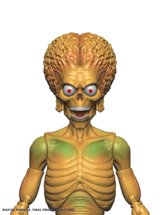 Mars Attacks Watching From Mars (Card #13) Martian Action Figure Gallery Image 4