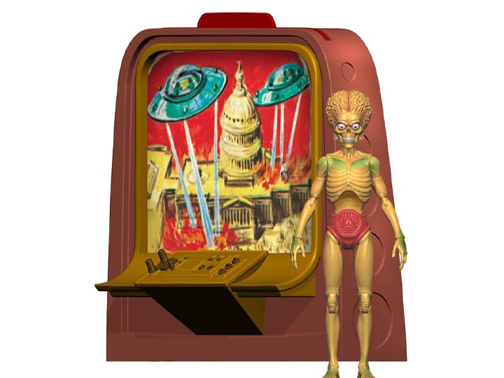 Mars Attacks Watching From Mars (Card #13) Deluxe Set Gallery Image 1