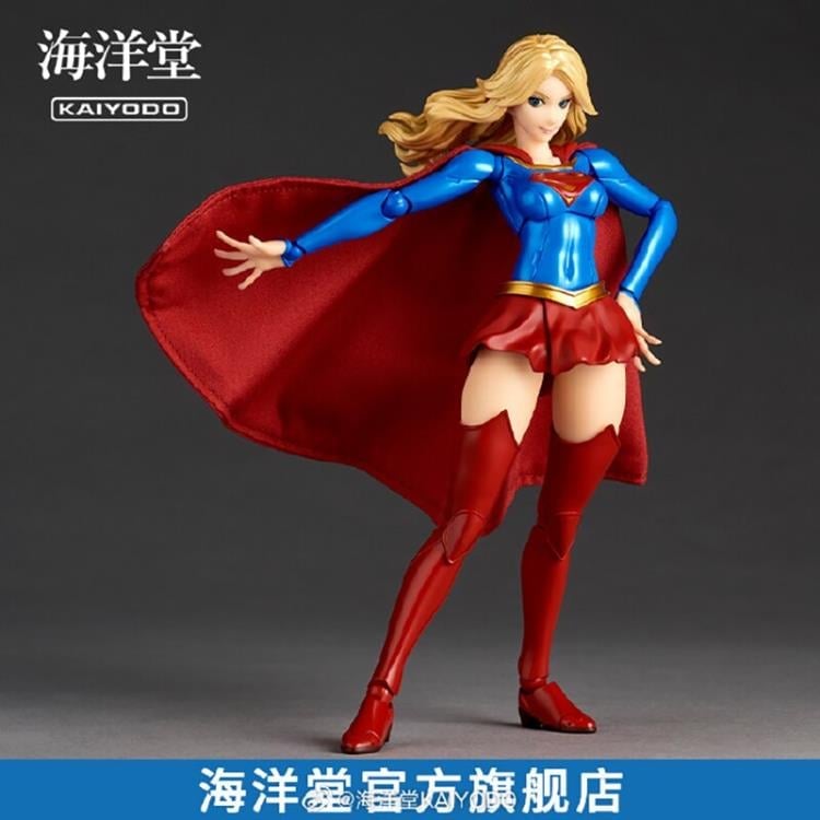 DC Comics Amazing Yamaguchi Revoltech NR032 Supergirl Action Figure Gallery Image 12