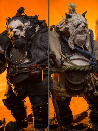 FuRay Planet Panda Brothers 1/12 Scale Figure Two-Pack (With Bonus) Gallery Image 2