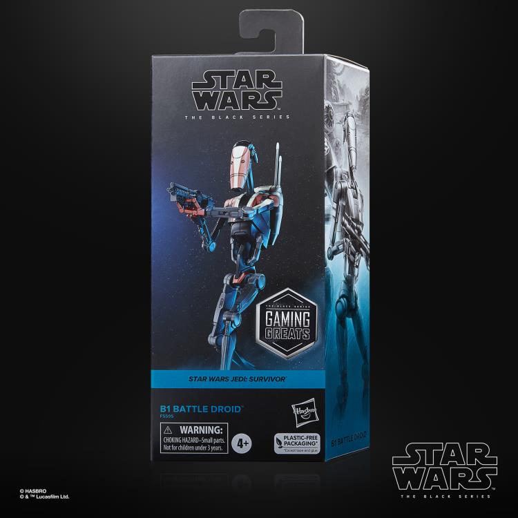 Star Wars: The Black Series Gaming Greats 6" B1 Battle Droid (Jedi: Survivor) Exclusive Gallery Image 9