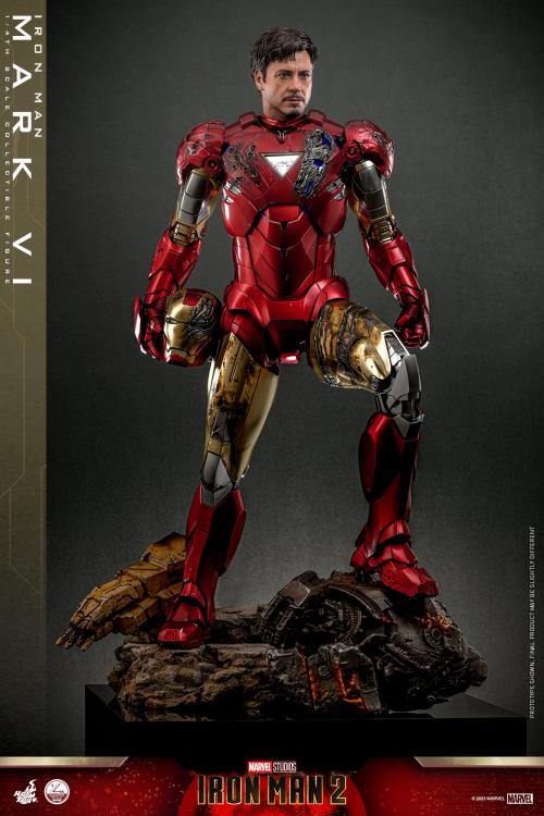 Iron Man 2 QS025 Iron Man Mark VI 1/4th Scale Collectible Figure Gallery Image 4
