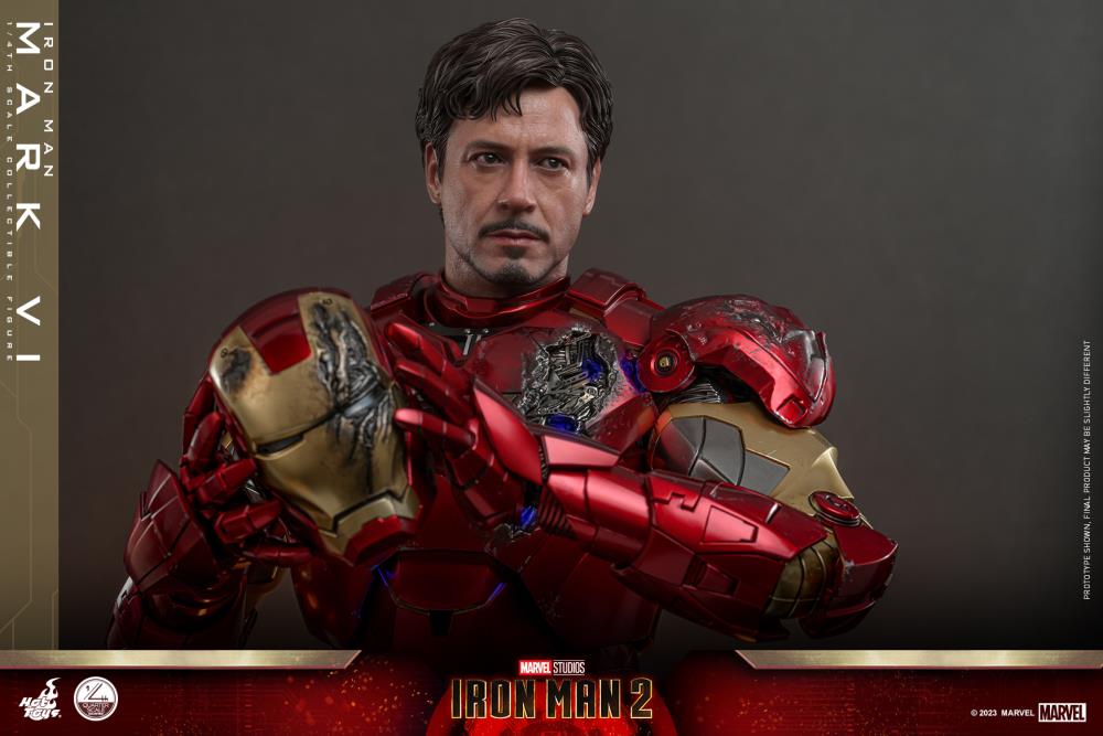 Iron Man 2 QS025 Iron Man Mark VI 1/4th Scale Collectible Figure Gallery Image 10