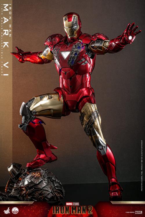 Iron Man 2 QS025 Iron Man Mark VI 1/4th Scale Collectible Figure Gallery Image 11