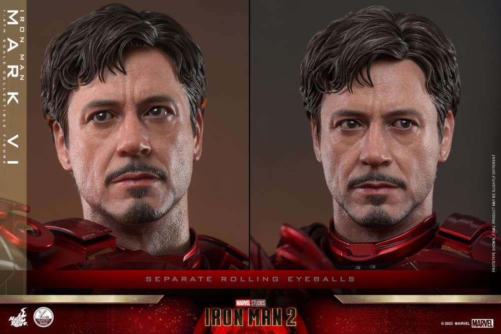 Iron Man 2 QS025 Iron Man Mark VI 1/4th Scale Collectible Figure Gallery Image 22