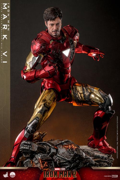 Iron Man 2 QS025 Iron Man Mark VI 1/4th Scale Collectible Figure Gallery Image 5