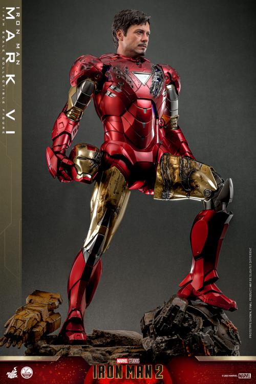 Iron Man 2 QS025 Iron Man Mark VI 1/4th Scale Collectible Figure Gallery Image 8