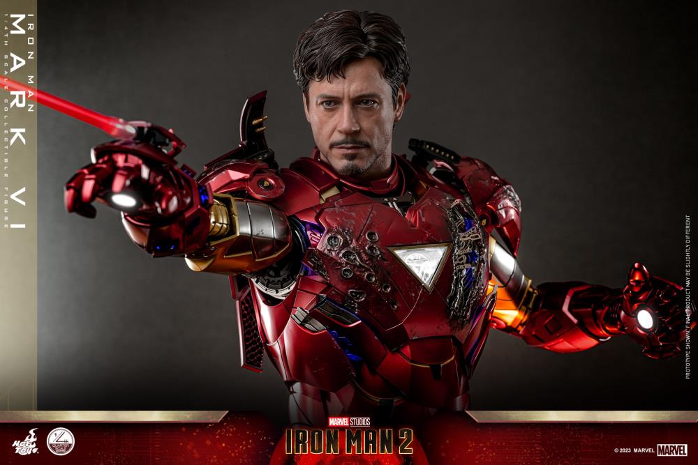 Iron Man 2 QS025 Iron Man Mark VI 1/4th Scale Collectible Figure Gallery Image 17