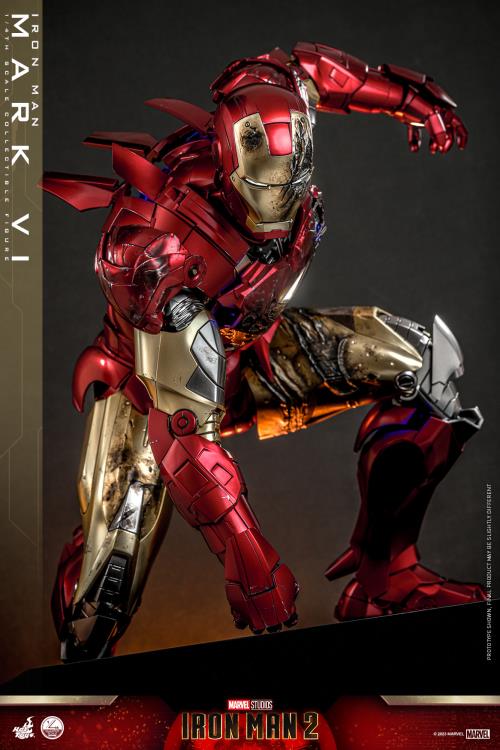 Iron Man 2 QS025 Iron Man Mark VI 1/4th Scale Collectible Figure Gallery Image 15