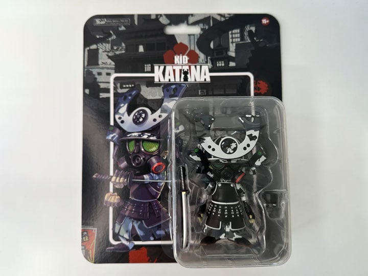 Kid Katana Mini Series Kid Katana Gas Mask (Urban Camo) Limited Edition Figure Gallery Image 1