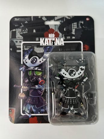 Kid Katana Mini Series Kid Katana Gas Mask (Urban Camo) Limited Edition Figure Gallery Image 2