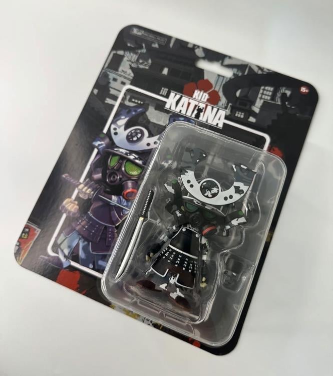 Kid Katana Mini Series Kid Katana Gas Mask (Urban Camo) Limited Edition Figure Gallery Image 3