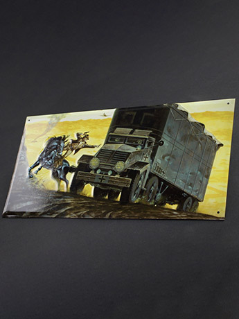 Indiana Jones Embossed Metal Concept Art Sign Ver. 3 (Truck) Gallery Image 2