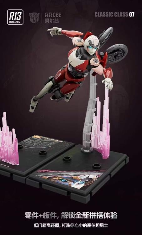 Transformers: Rise of the Beasts Classic Class 07 Arcee Model Kit (71152) (International Ver.) Gallery Image 15