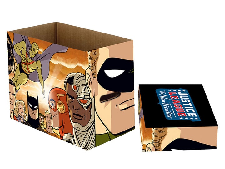 DC Comics Justice League (New Frontier) Short Comic Book Storage Box Five-Pack Gallery Image 1