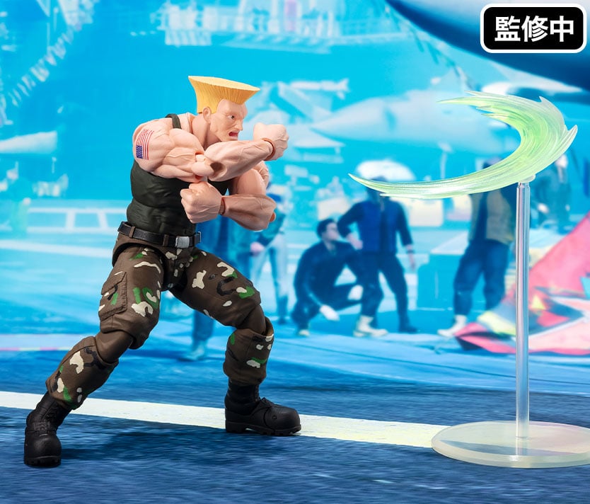 Street Fighter S.H.Figuarts Guile (Outfit 2 Ver.) Action Figure Gallery Image 7