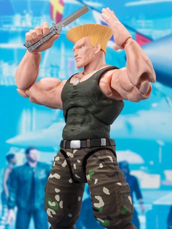 Street Fighter S.H.Figuarts Guile (Outfit 2 Ver.) Action Figure Gallery Image 2