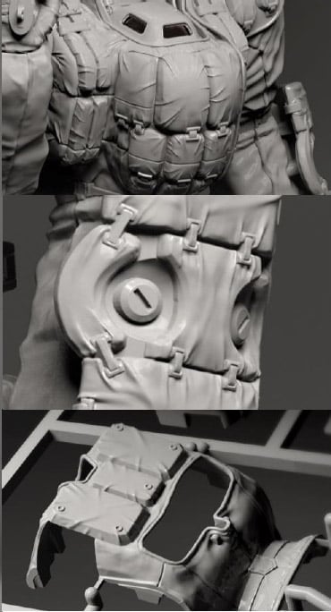 Mobile Police Patlabor 2: The Movie ARTPLA Sculpture Works AV-98 Ingram Reactive Armor Unit 1 1/35 Scale Model Kit Gallery Image 6