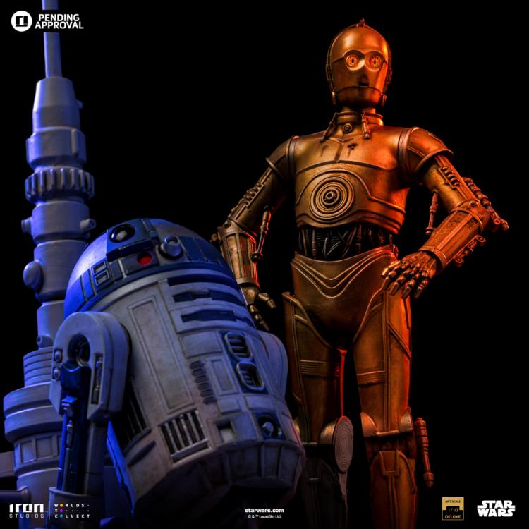 Star Wars: A New Hope C-3PO and R2-D2 Deluxe 1/10 Art Scale Limited Edition Statue Gallery Image 4