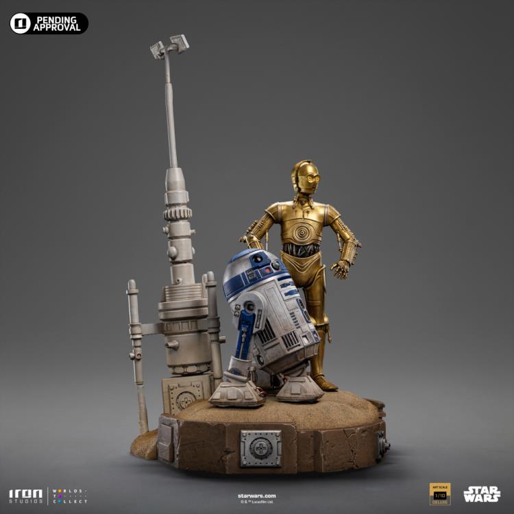 Star Wars: A New Hope C-3PO and R2-D2 Deluxe 1/10 Art Scale Limited Edition Statue Gallery Image 8