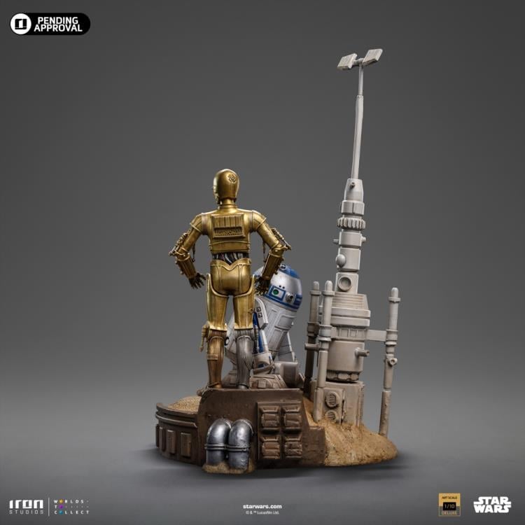 Star Wars: A New Hope C-3PO and R2-D2 Deluxe 1/10 Art Scale Limited Edition Statue Gallery Image 7