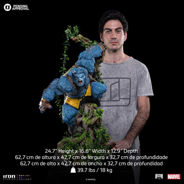 X-Men Legacy Replica Beast 1/4 Scale Limited Edition Statue Gallery Image 10