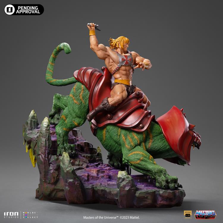 Masters of the Universe He-Man & Battle-Cat 1/10 Deluxe Art Scale Limited Edition Statue Gallery Image 6