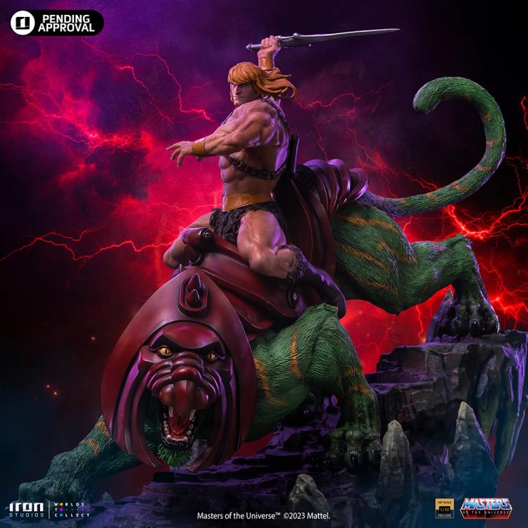 Masters of the Universe He-Man & Battle-Cat 1/10 Deluxe Art Scale Limited Edition Statue Gallery Image 7