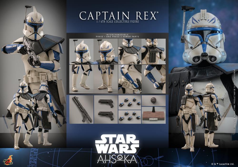 Star Wars: Ahsoka TMS119 Captain Rex 1/6th Scale Collectible Figure Gallery Image 23