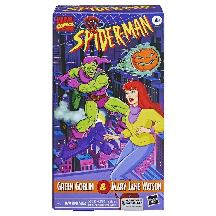 Spider-Man Marvel Legends Mary Jane & Green Goblin Exclusive Action Figure Two-Pack Gallery Image 15