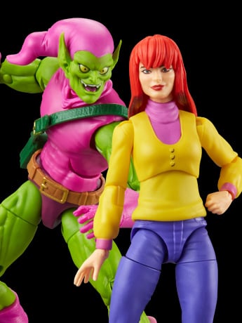 Spider-Man Marvel Legends Mary Jane & Green Goblin Exclusive