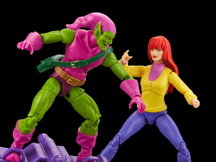 Spider-Man Marvel Legends Mary Jane & Green Goblin Exclusive