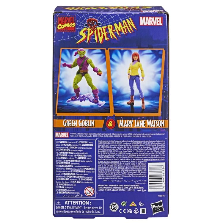 Spider-Man Marvel Legends Mary Jane & Green Goblin Exclusive Action Figure Two-Pack Gallery Image 16