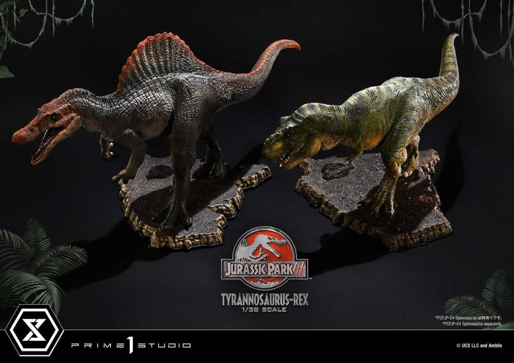 Jurassic Park III Prime Collectible Figures Tyrannosaurus Rex 1/38 Scale Statue Gallery Image 48