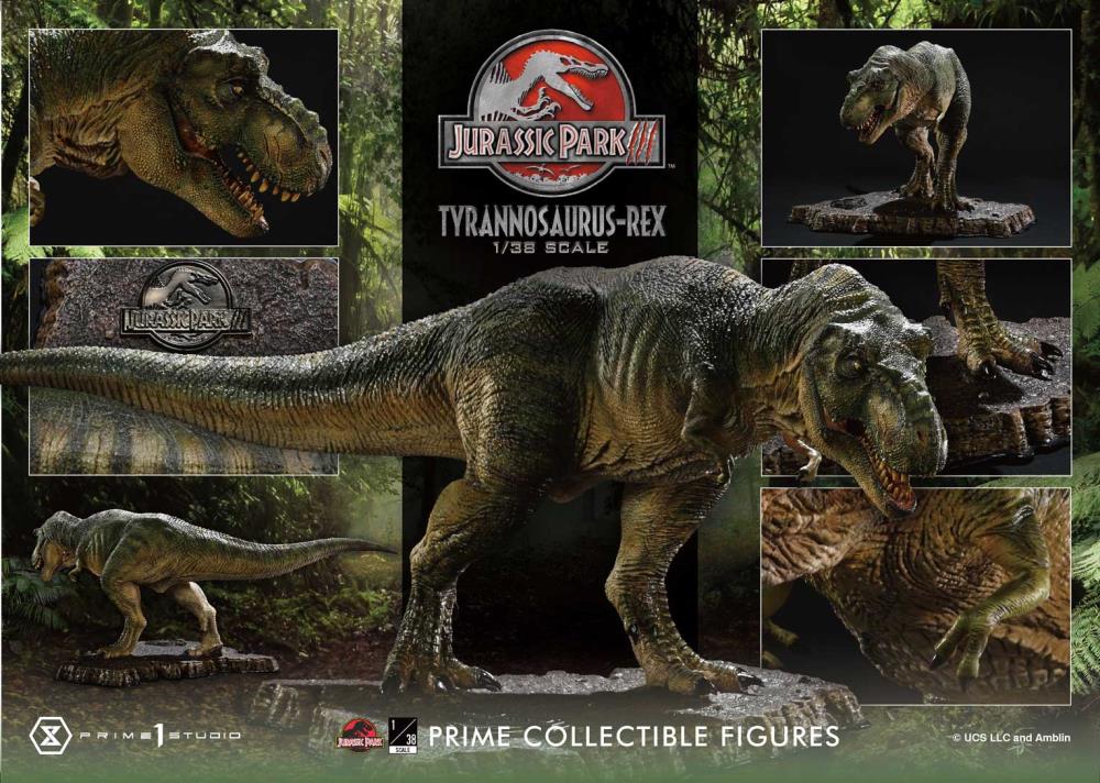 Jurassic Park III Prime Collectible Figures Tyrannosaurus Rex 1/38