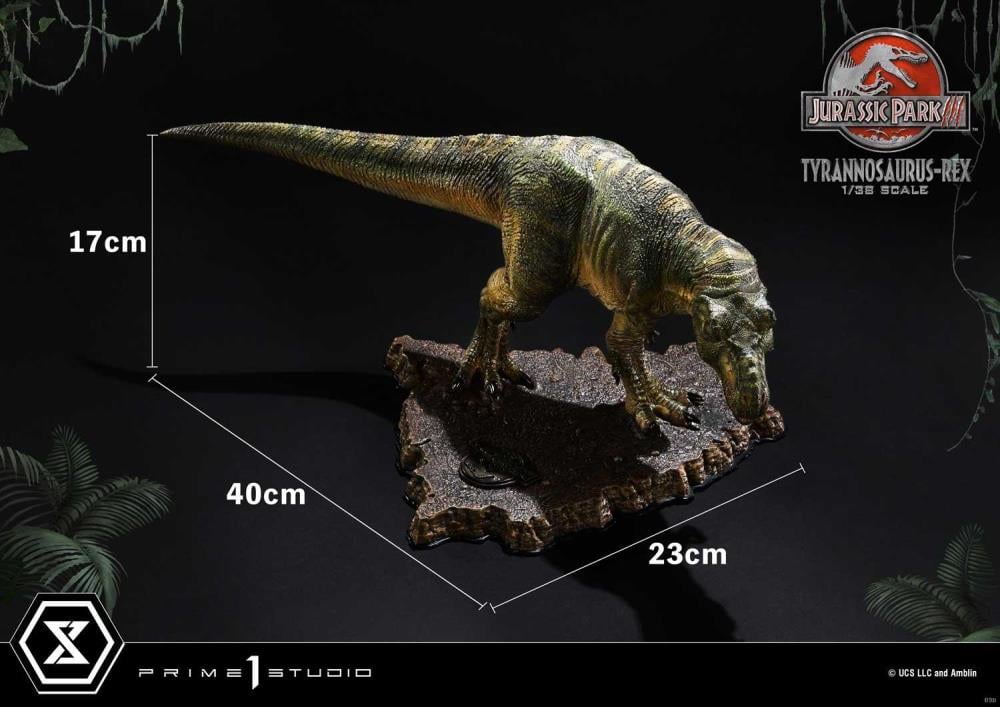 Jurassic Park III Prime Collectible Figures Tyrannosaurus Rex 1/38 Scale Statue Gallery Image 45