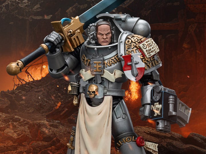Warhammer 40K Grey Knights Strike Squad Justicar 1/18 Scale Action Figure Gallery Image 1