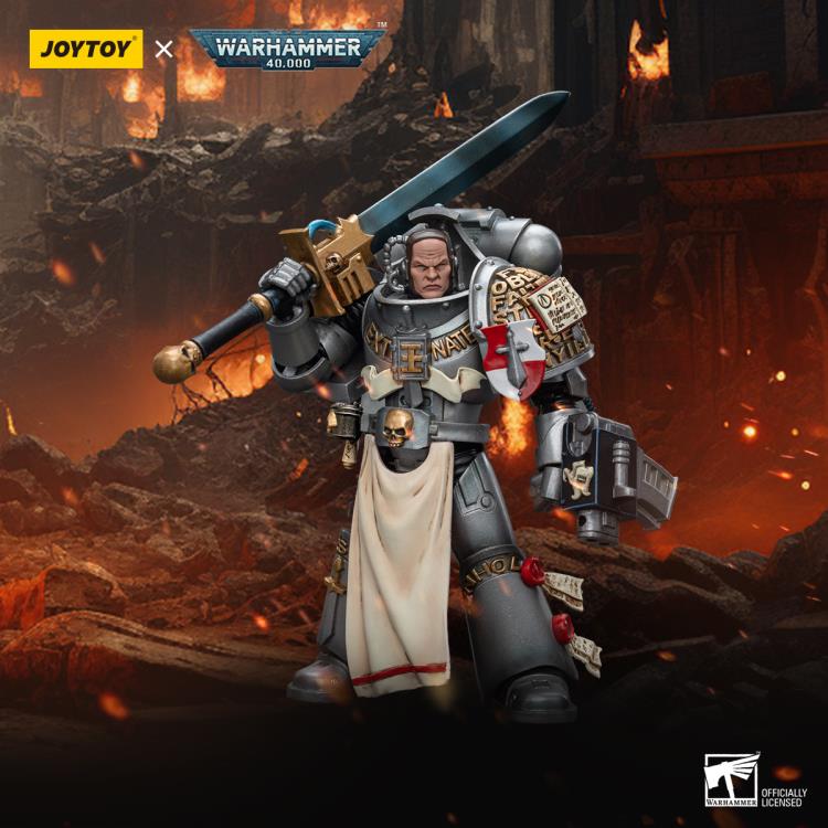 Warhammer 40K Grey Knights Strike Squad Justicar 1/18 Scale Action Figure Gallery Image 3