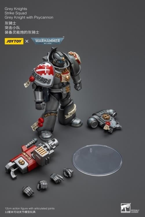 Warhammer 40K Grey Knights Strike Squad Grey Knight with Psycannon 1/18 Scale Action Figure Gallery Image 10