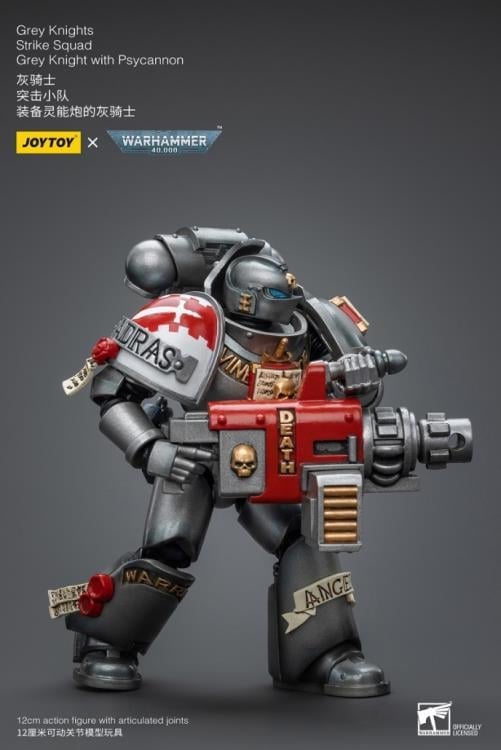 Warhammer 40K Grey Knights Strike Squad Grey Knight with Psycannon 1/18 Scale Action Figure Gallery Image 8