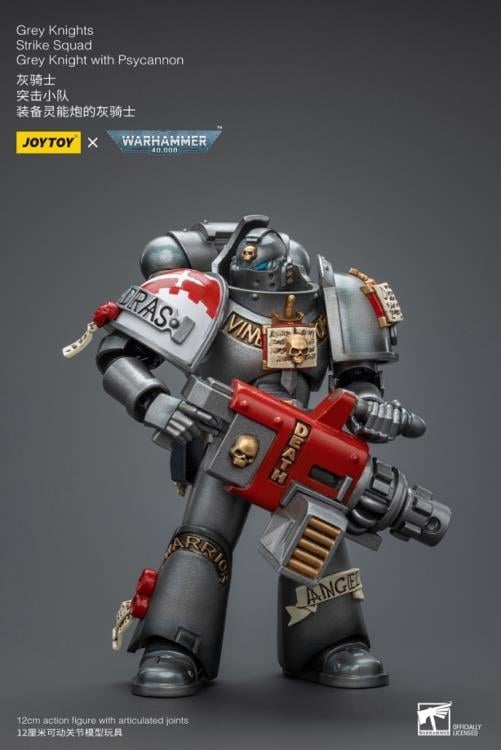 Warhammer 40K Grey Knights Strike Squad Grey Knight with Psycannon 1/18 Scale Action Figure Gallery Image 5