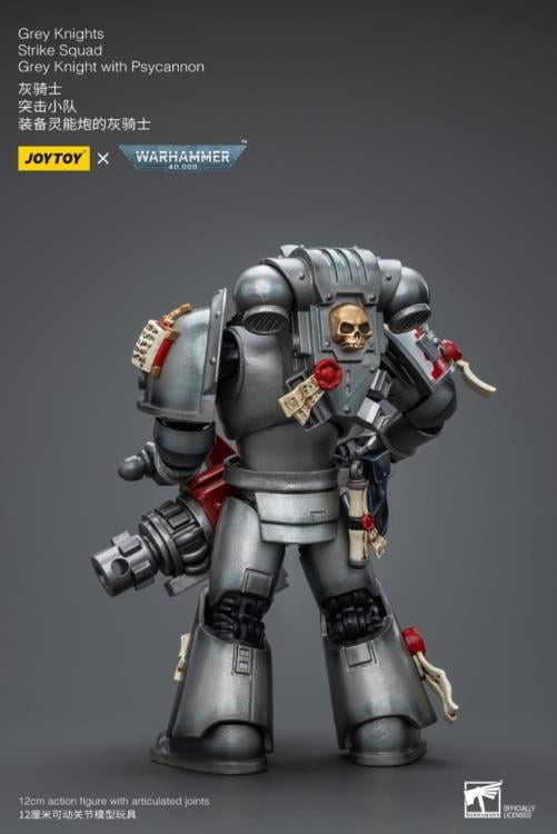 Warhammer 40K Grey Knights Strike Squad Grey Knight with Psycannon 1/18 Scale Action Figure Gallery Image 9