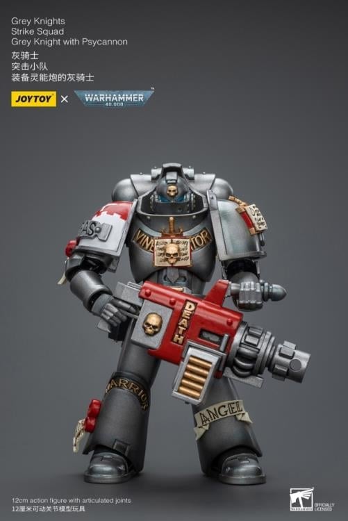 Warhammer 40K Grey Knights Strike Squad Grey Knight with Psycannon 1/18 Scale Action Figure Gallery Image 4