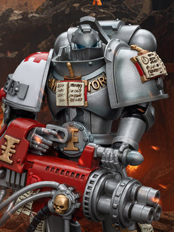 Warhammer 40K Grey Knights Strike Squad Grey Knight with Psilencer 1/18 Scale Action Figure Gallery Image 2