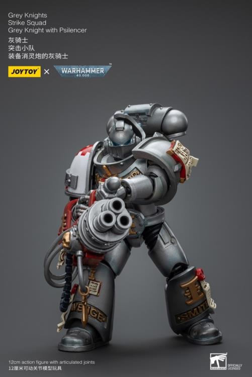 Warhammer 40K Grey Knights Strike Squad Grey Knight with Psilencer 1/18 Scale Action Figure Gallery Image 7