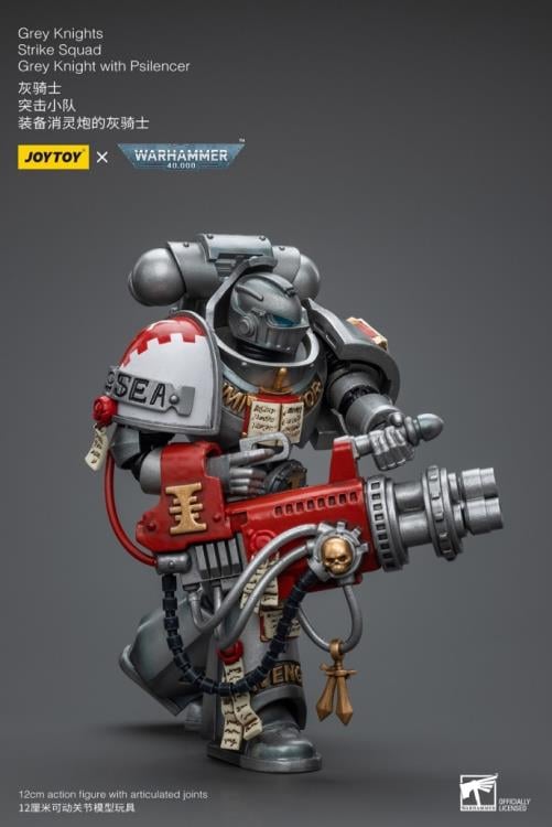 Warhammer 40K Grey Knights Strike Squad Grey Knight with Psilencer 1/18 Scale Action Figure Gallery Image 6